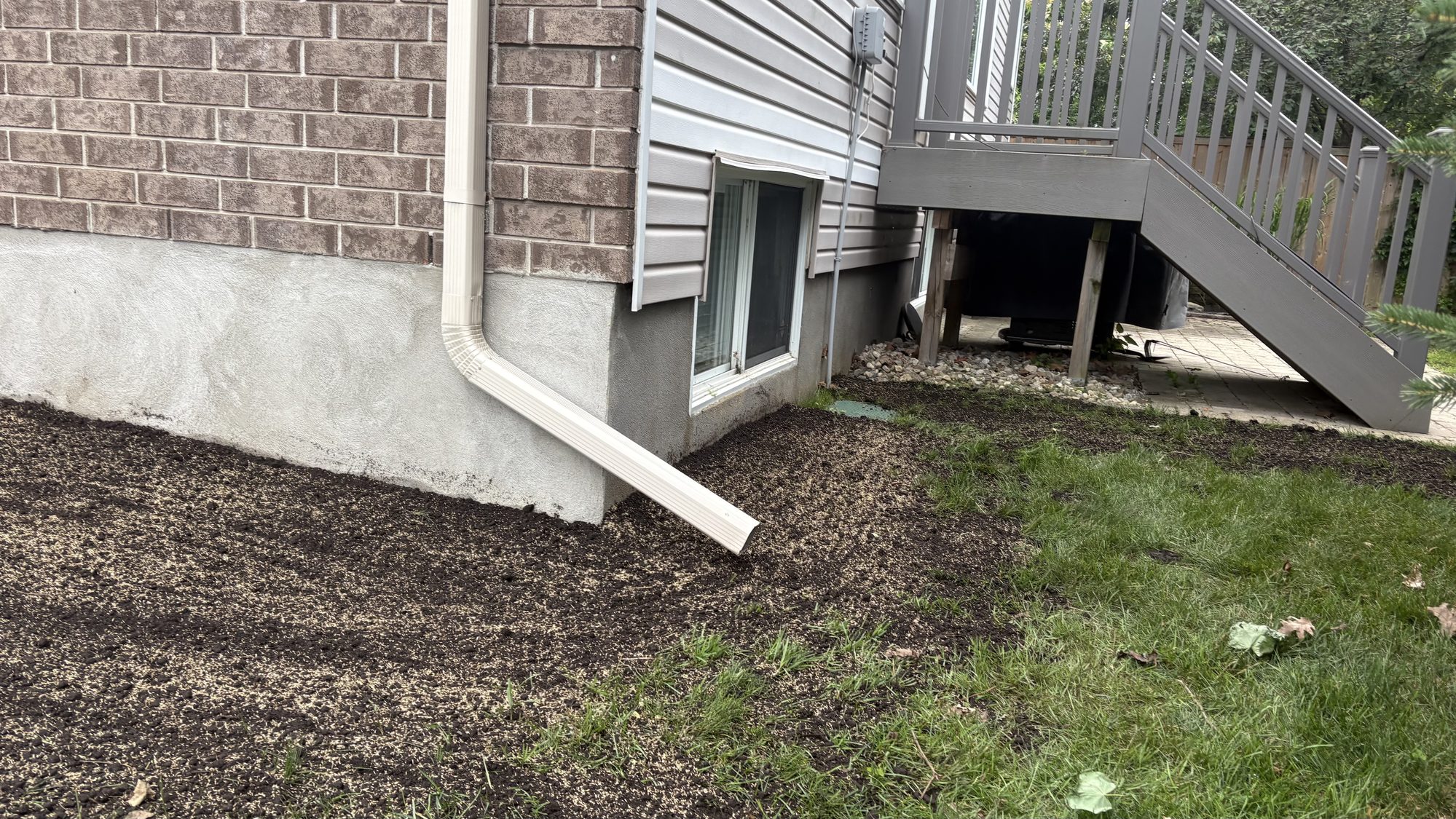 Another angle of the transformed Nepean property showing professional spring cleanup results