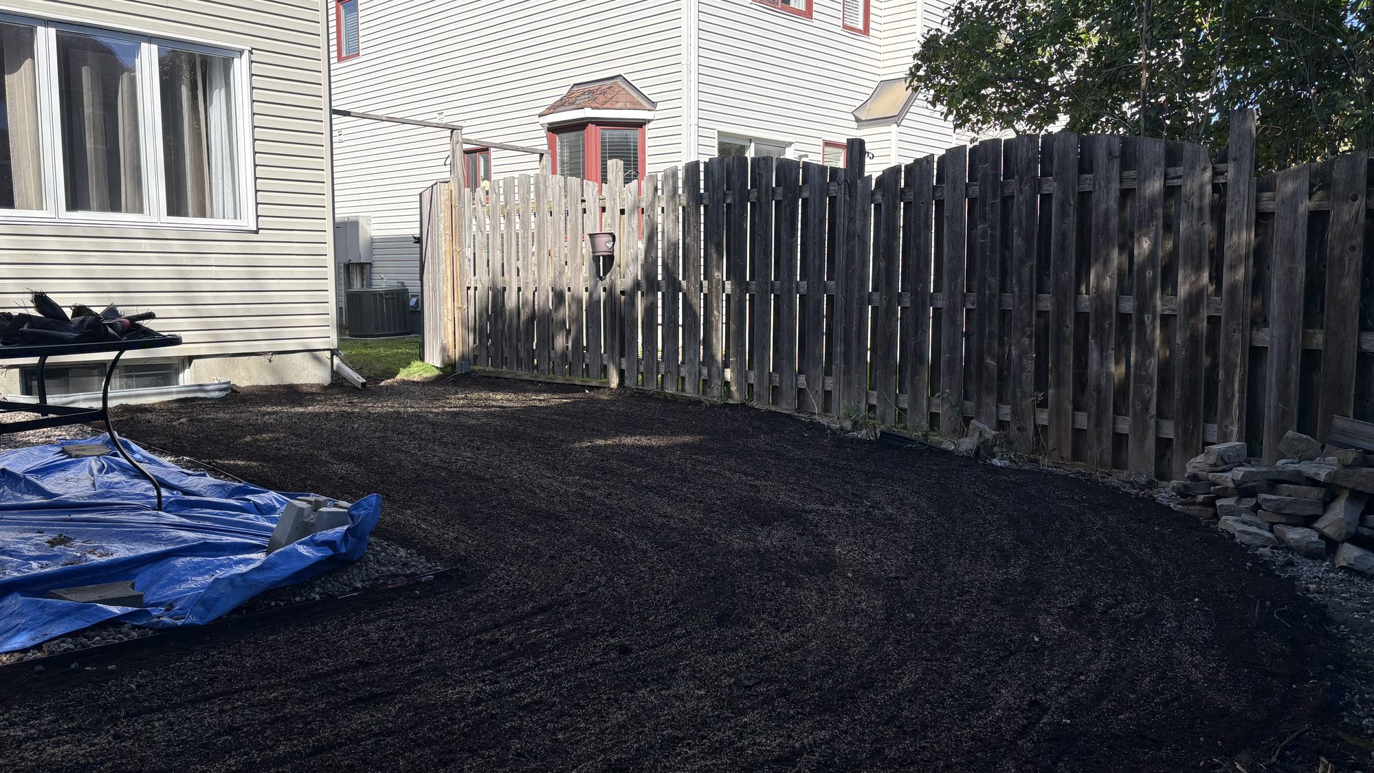 Final view of Kevin's Barrhaven property fully cleaned and seeded ready for new homeowners