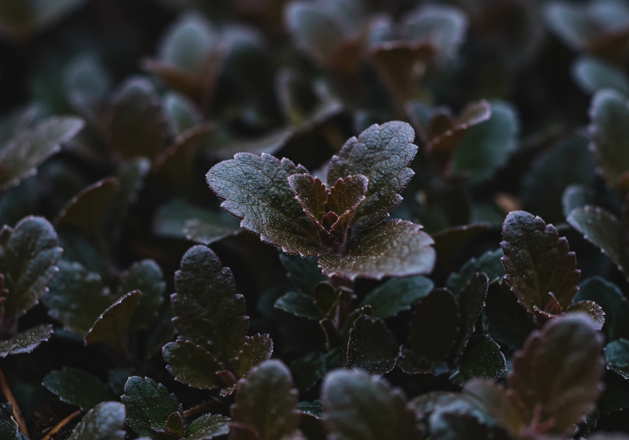 A close-up, appealing shot of one of the recommended groundcovers, such as Ajuga reptans (Bugleweed), highlighting its attractive foliage and dense growth habit mentioned in the list. Showing the plant thriving helps readers visualize the positive outcome.