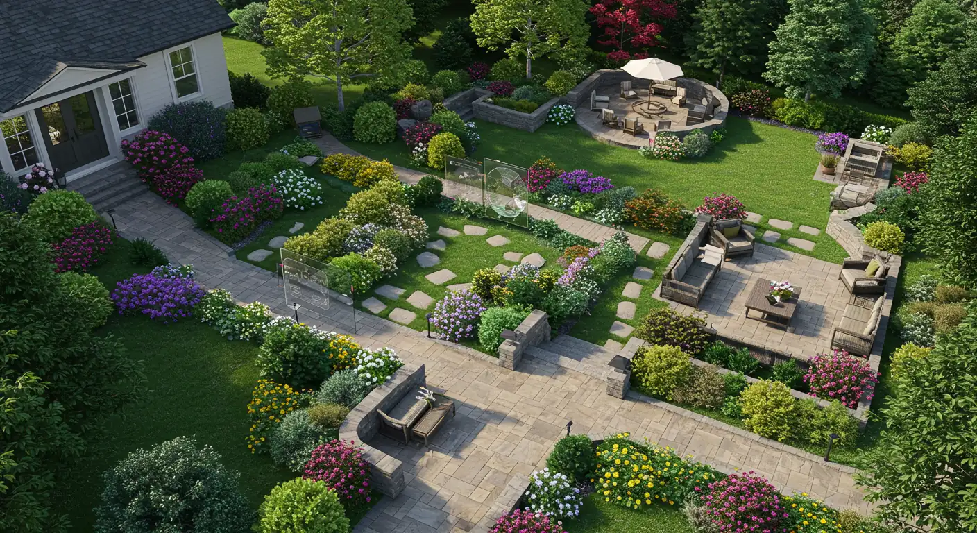 Overview image related to Kenmore 3D Landscape Plans: See Your Yard Before We Build